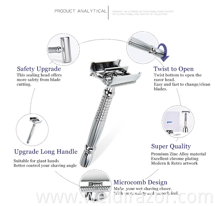 butterfly stainless safety razor shaving stands from China